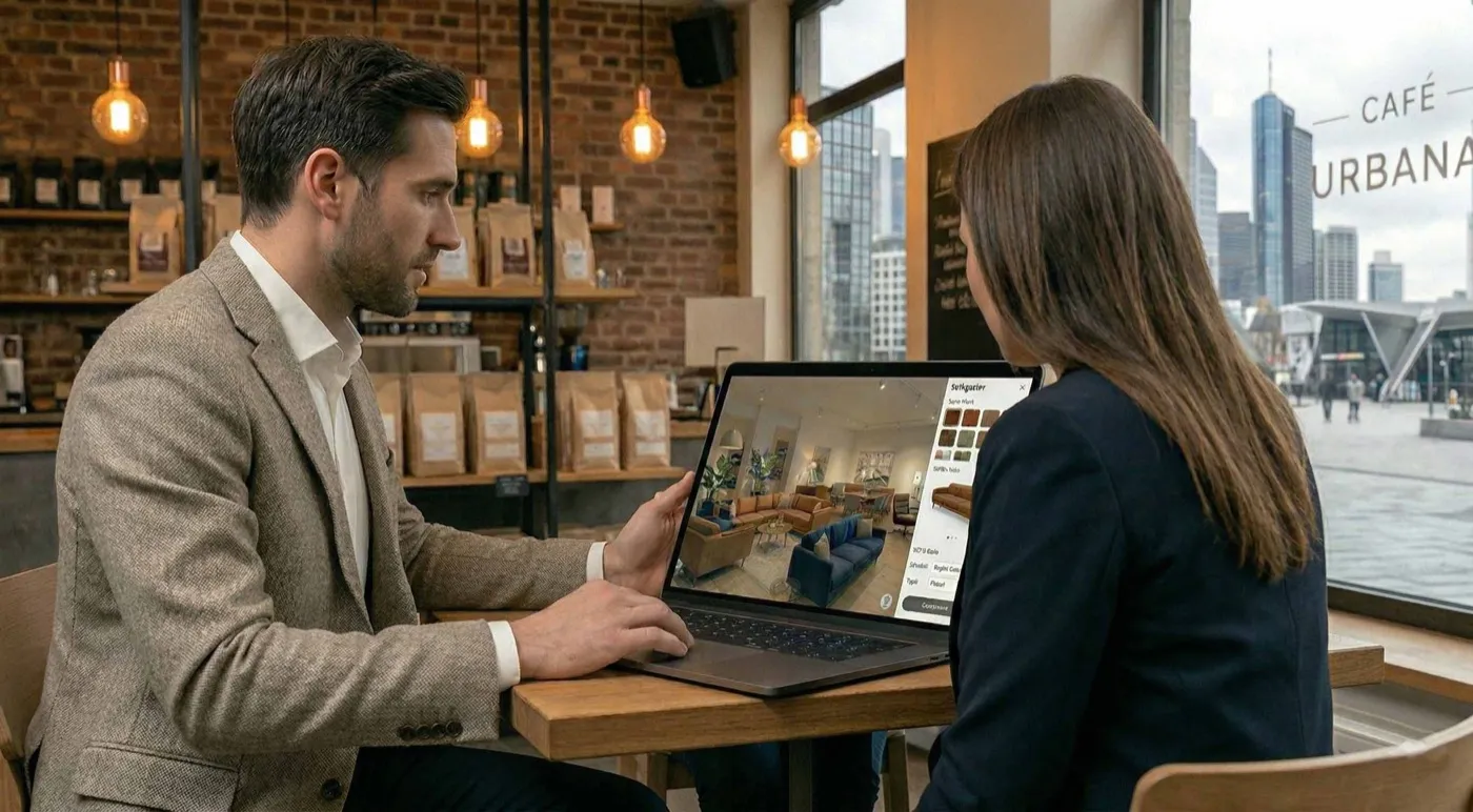 Virtueller Hersteller-Showroom