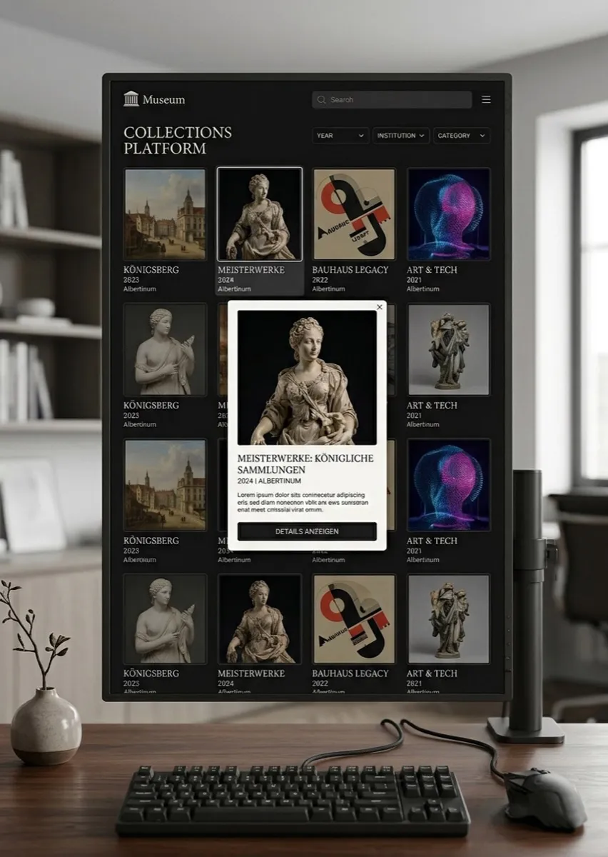 Kollektions-Plattform