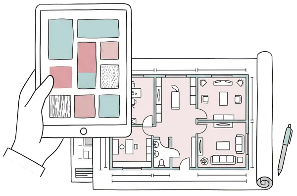 Spatial design and interior architecture visualization