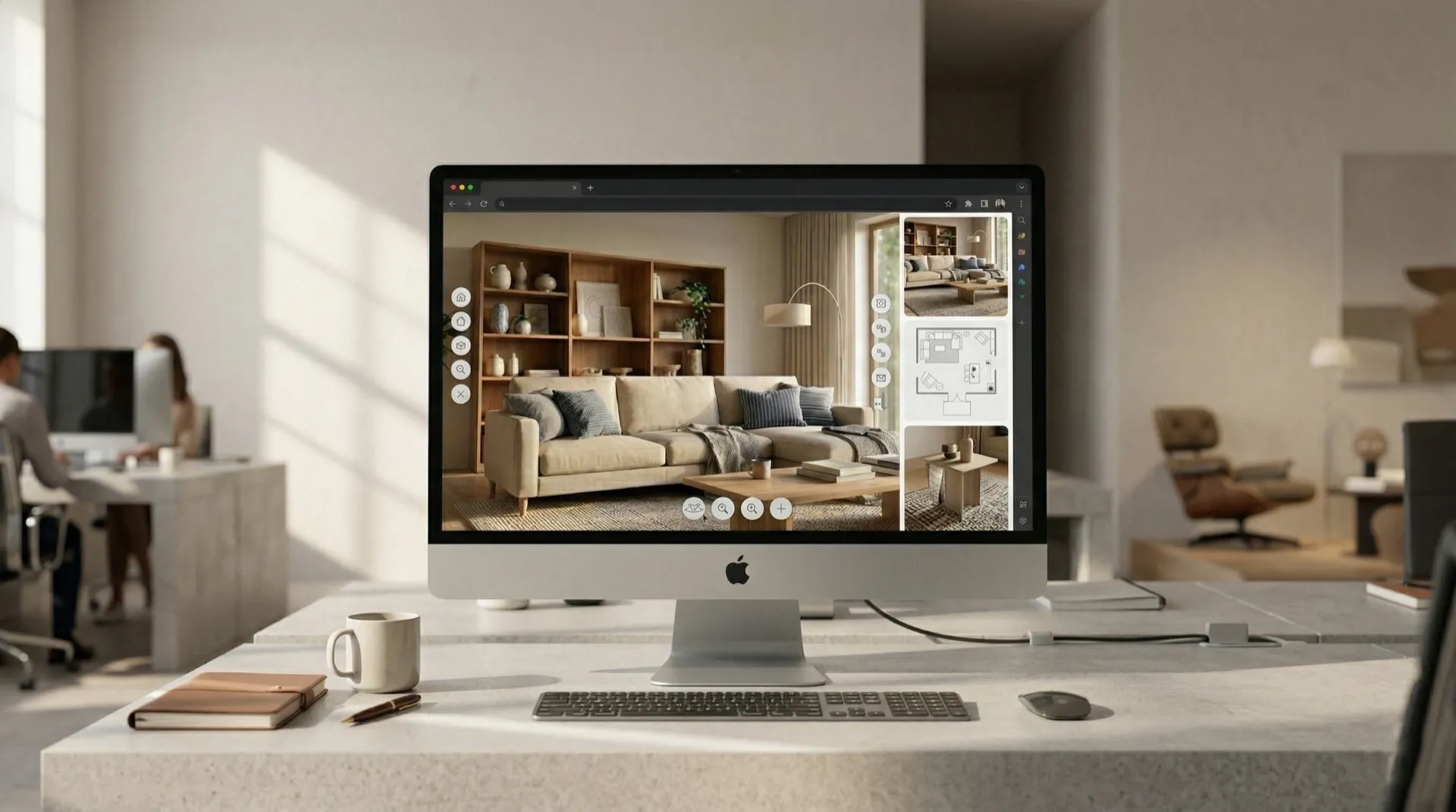 Virtueller Möbel-Showroom im Einsatz